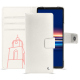 Sony Xperia 5 V leather case - Blanc escumo ( Pantone #D6D6D1 )