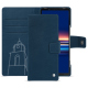 가죽 커버 Sony Xperia 5 V - Blu mediterran ( Pantone #0E3043 )