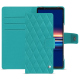 Custodia in pelle Sony Xperia 5 V - Bleu fluo - Couture