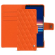 Custodia in pelle Sony Xperia 5 V - Orange fluo - Couture ( Pantone #ff5406 ) 