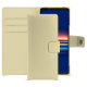Funda de piel Sony Xperia 5 V - Beige PU ( Pantone #ceb888 ) 