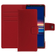 Lederschutzhülle Sony Xperia 5 V - Rouge PU ( Pantone #d50032 )