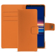 Housse cuir Sony Xperia 5 V - Orange PU ( Pantone #ff9351 )