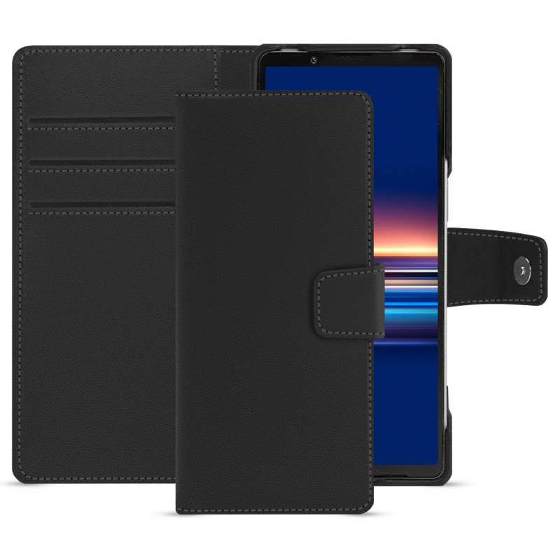 Capa em pele Sony Xperia 5 V - Noir PU ( Black ) 