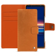 Custodia in pelle Sony Xperia 5 V - Mandarine vintage ( Pantone #d47231 ) 