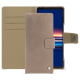 Funda de piel Sony Xperia 5 V - Taupe vintage ( Pantone #bda790 ) 