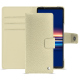 Sony Xperia 5 V leather case - Ivoire ( Pantone #d6d6c6 ) 