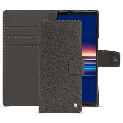 Custodia a portafoglio per Xperia 5 V | Protezione elegante e funzionalitàAnthracite ( Pantone #41403c ) 
