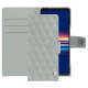 Capa em pele Sony Xperia 5 V - Gris - Couture ( Nappa - Pantone #c1c6c8 ) 