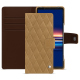 Custodia in pelle Sony Xperia 5 V - Sable vintage - Couture ( Pantone #9b7340 ) 