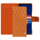 Funda de piel Sony Xperia 5 V - Mandarine vintage - Couture ( Pantone #d47231 ) 