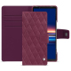 Lederschutzhülle Sony Xperia 5 V - Prune vintage - Couture ( Pantone #612434 ) 