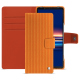 Custodia in pelle Sony Xperia 5 V - Abaca arancio ( Pantone #d77540 )