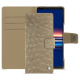 Funda de piel Sony Xperia 5 V - Autruche desert ( Pantone #A39382 ) 