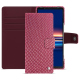 Sony Xperia 5 V leather case - Serpent ciclamino ( Pantone #9E4C6E ) 