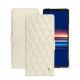 Funda de piel Sony Xperia 5 V - Blanc - Couture ( Nappa - White ) 