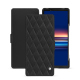 Funda de piel Sony Xperia 5 V - Noir - Couture ( Nappa - Black ) 