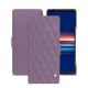 Custodia in pelle Sony Xperia 5 V - Lilas - Couture ( Nappa - Pantone #b9a3e3 ) 