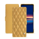 Funda de piel Sony Xperia 5 V - Or Maïa - Couture ( Pantone 871C ) 