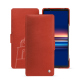 Sony Xperia 5 V leather case - Arange clouquié ( Pantone #D33108 )
