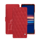 Funda de piel Sony Xperia 5 V - Rouge troupelenc - Couture ( Pantone #AB191A )