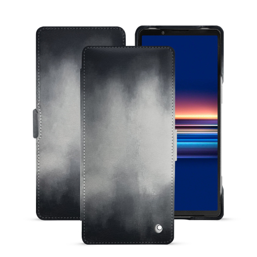 Hülle mit horizontaler Klappe für Sony Xperia 5 VGris Patine