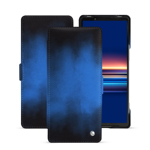 Funda con solapa horizontal para Sony Xperia 5 VBleu Patine