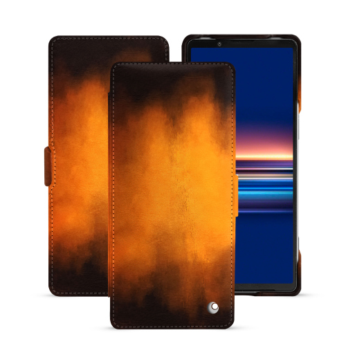 Horizontal flap cover for Sony Xperia 5 VFauve Patine