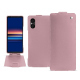 Custodia in pelle Sony Xperia 5 V - Rose ( Nappa - Pantone #efbae1 ) 