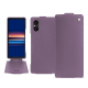 Custodia in pelle Sony Xperia 5 V - Lilas ( Nappa - Pantone #b9a3e3 ) 