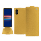 Sony Xperia 5 V leather case - Mimosa ( Pantone #b39437 ) 