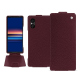 Custodia in pelle Sony Xperia 5 V - Lie de vin ( Pantone #412234 ) 