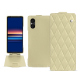 Funda de piel Sony Xperia 5 V - Beige - Couture ( Nappa - Pantone #ceb888 ) 