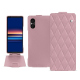 硬质真皮保护套 Sony Xperia 5 V - Rose - Couture ( Nappa - Pantone #efbae1 ) 
