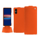 Custodia in pelle Sony Xperia 5 V - Orange fluo ( Pantone #ff5406 ) 