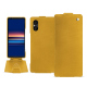 Housse cuir Sony Xperia 5 V - Jaune soulèu ( Pantone #F3B934 )