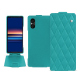 Sony Xperia 5 V leather case - Bleu fluo - Couture