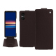 Custodia in pelle Sony Xperia 5 V - Marron envoûtant ( Pantone #4e3629 ) 
