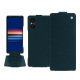 Custodia in pelle Sony Xperia 5 V - Bleu Veggie ( Pantone #3f5864 ) 