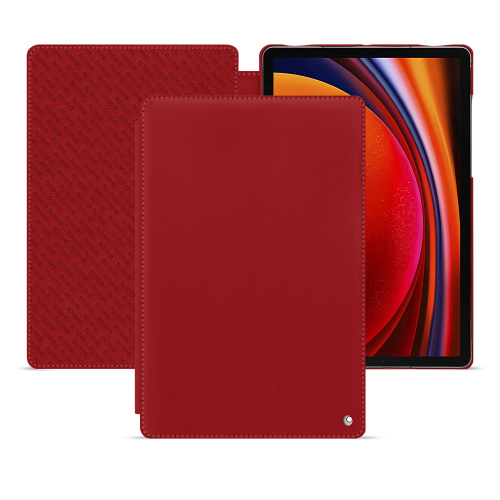 The best protection for Galaxy Tab S9Rouge ( Nappa - Pantone #d50032 ) 
