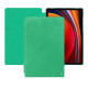 Samsung Galaxy Tab S9 leather case - Menthe vintage ( Pantone #37b375 ) 