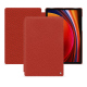 Capa em pele Samsung Galaxy Tab S9 - Papaye ( Pantone #b54317 ) 