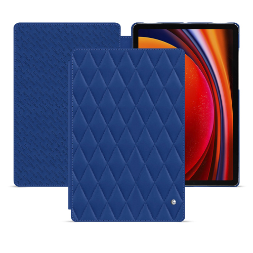 La mejor protección para Galaxy Tab S9Bleu océan - Couture ( Nappa - Pantone #15458a) 