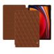 가죽 커버 Samsung Galaxy Tab S9 - Marron - Couture ( Nappa - Pantone #8B4720 ) 