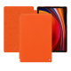Housse cuir Samsung Galaxy Tab S9 - Orange fluo ( Pantone #ff5406 ) 