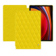 가죽 커버 Samsung Galaxy Tab S9 - Jaune fluo - Couture ( Pantone #c9ff57 ) 
