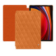 Custodia in pelle Samsung Galaxy Tab S9 - Mandarine vintage - Couture ( Pantone #d47231 ) 