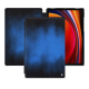 Housse cuir Samsung Galaxy Tab S9 - Bleu Patine