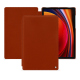 Capa em pele Samsung Galaxy Tab S9 - Orange Veggie ( Pantone #cb6015 ) 