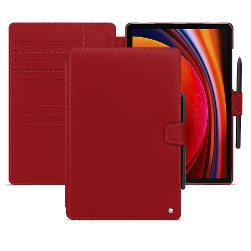 Samsung Galaxy Tab S9 - La housse de protection idéaleRouge ( Nappa - Pantone #d50032 ) 